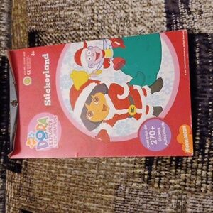 Free Add-on Nickelodeon Dora the Explorer Stickerland Sticker Book - Incomplete